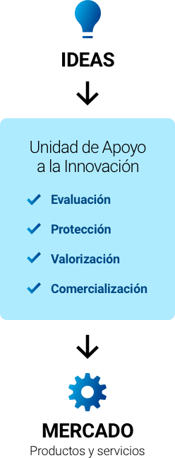Ideas. Unidad de Apoyo a la Innovación. Mercado.